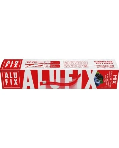 Pungi Zip Mix Alufix 15 buc