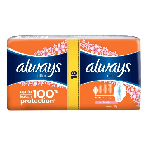 Absorbante Always Ultra Fresh Normal Duo 18 buc