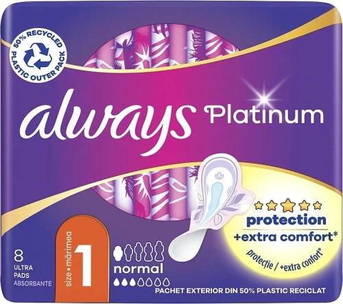 Absorbante Always Platinum Ultra Normal 8 buc