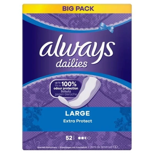 Absorbante zilnice Always Daily Large 52 buc