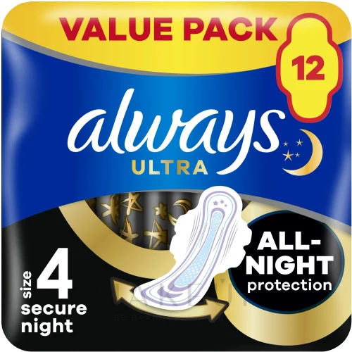 Absorbante Always Ultra Secure Night Duo 12 buc