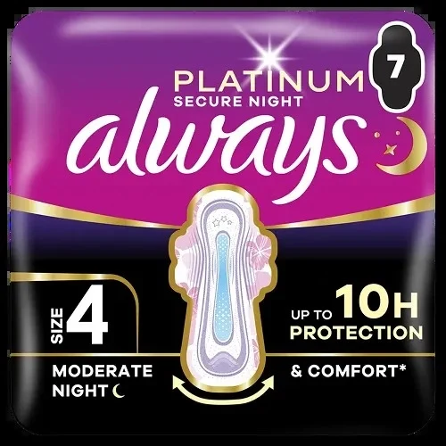 Absorbante Always Platinum Ultra Secure Night 5 buc