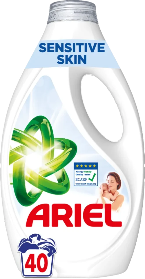 Detergent lichid Ariel Sensitive 40 spalari