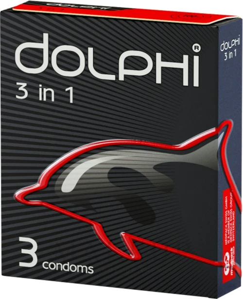 Prezervative Dolphi 3 in 1 12 buc