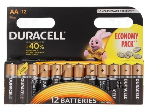 Baterii Duracell AA MN1500 12 buc