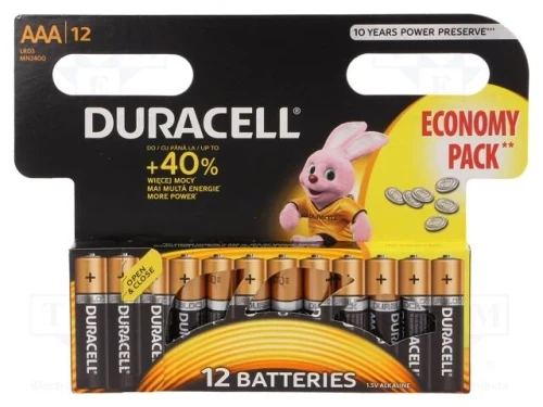 Baterii Duracell AAA MN2400 12 buc