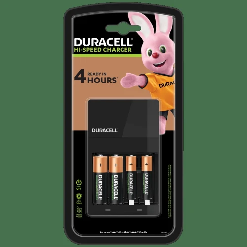 Incarcator Duracell CEF14 + 2 AA + 2 AAA 1300 mAh