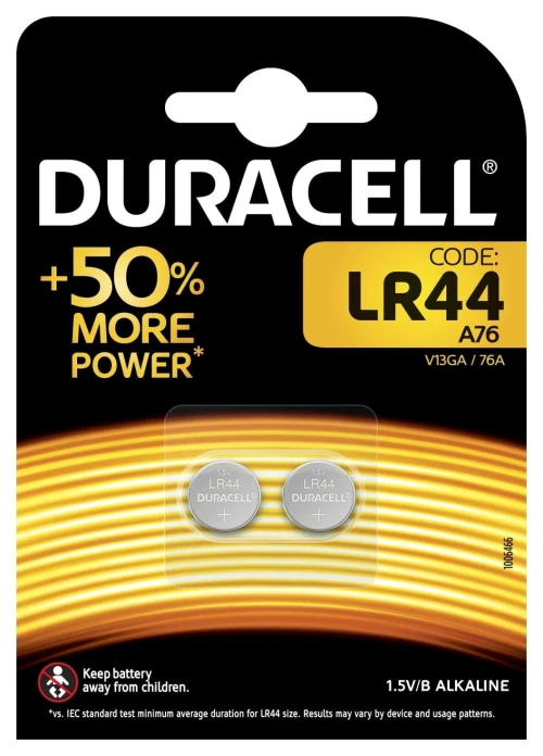Baterii Duracell Special LR 44 2 buc
