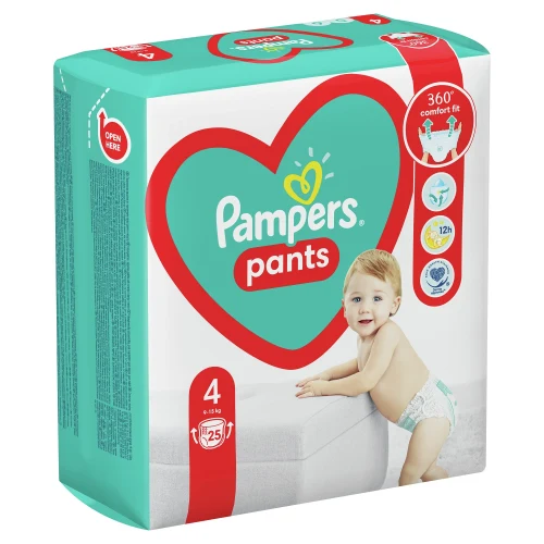 Scutece-chiloti Pampers Pants Nr.4 25 buc