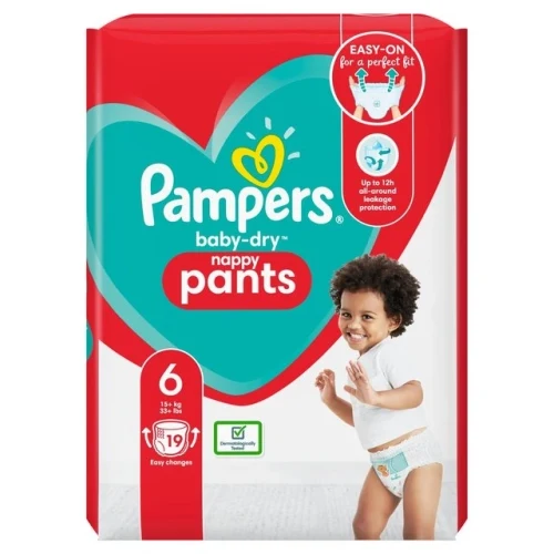 Scutece-chiloti Pampers Pants Nr.6 19 buc