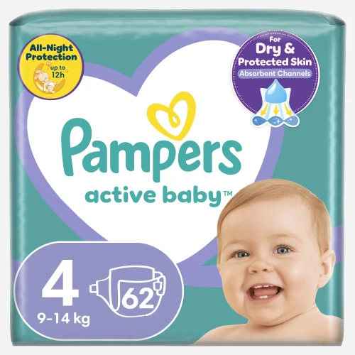 Scutece Pampers Maxi Nr.4 62 buc