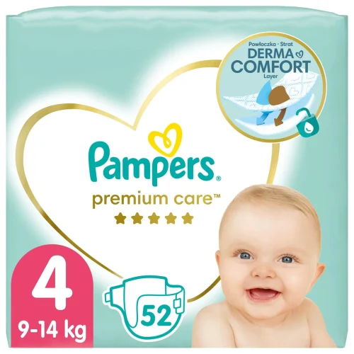 Подгузники Pampers Premium Care Maxi №4 52 шт