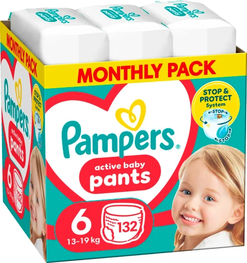 Scutece-chiloti Pampers Pants Nr.6 132 buc