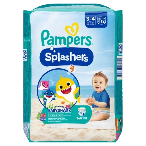 Подгузники-трусики Pampers Splashers Pants Swim №3 12 шт