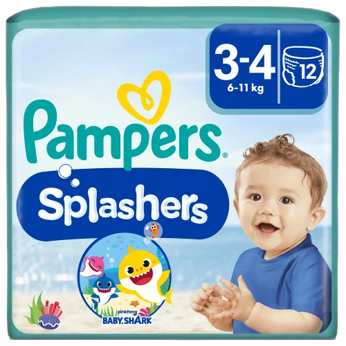 Подгузники-трусики Pampers Splashers Pants Swim №3 12 шт