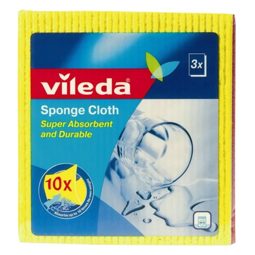 Тряпка-губка Vileda 3 + 1 шт