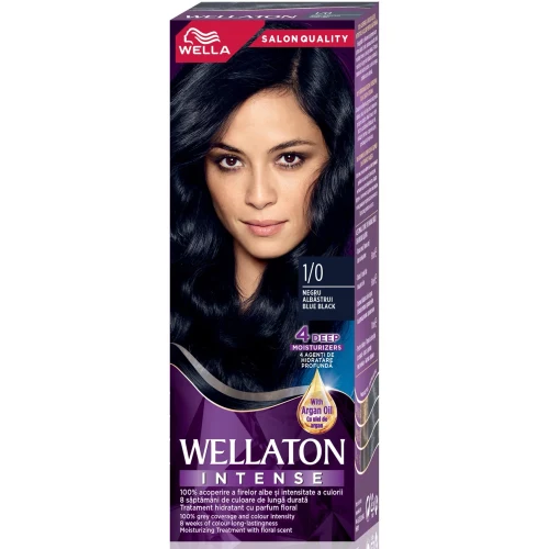 Краска для волос Wellaton Иссиня-черный 1/0
