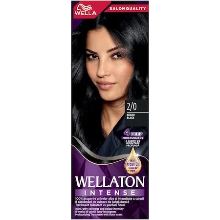 Краска для волос Wellaton Черный 2/0