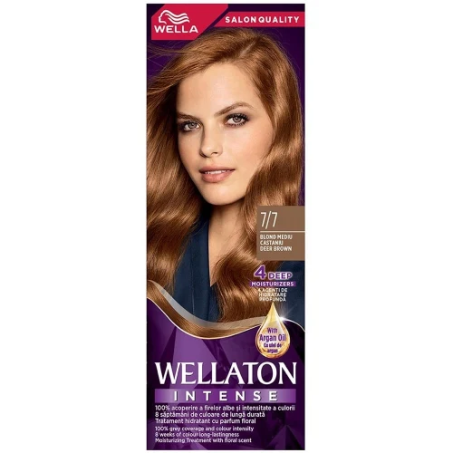 Краска для волос Wellaton Каштановый средний блонд 7/7