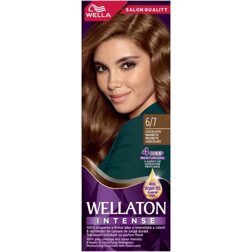 Краска для волос Wellaton Магнитический шоколад 6/7