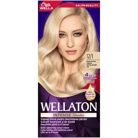 Краска для волос Wellaton Спец. пепельный блонд 12/1