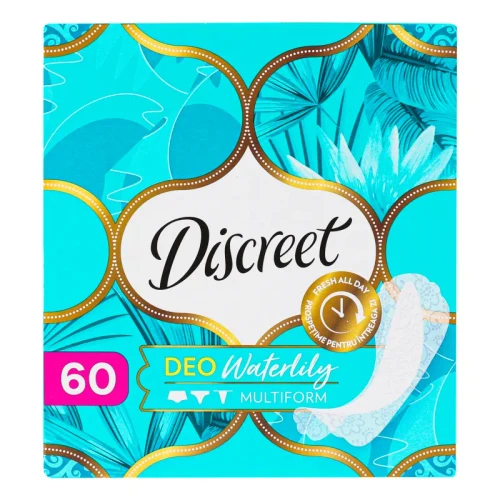Ежедневные прокладки Discreet Deo Водная лилия 60 шт