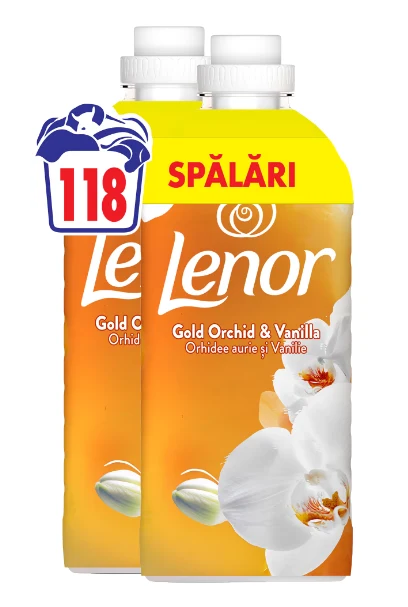 Кондиционер для белья Lenor Золотая орхидея и Ваниль 2 x 59 стирок