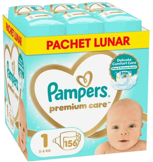 Подгузники Pampers Premium Care New Baby №1 156 шт