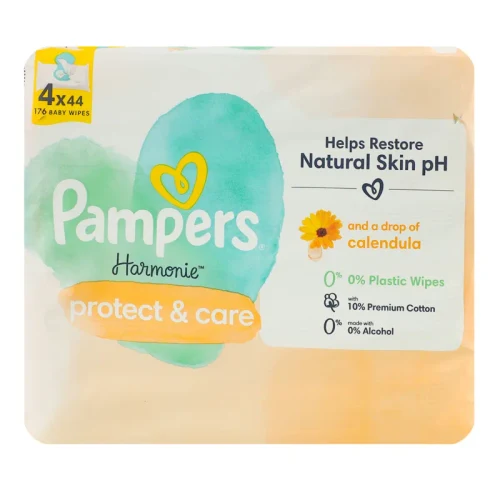 Servetele umede Pampers Harmonie Calendula 4x46 buc