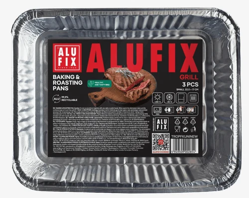 Caserole aluminiu Alufix Grill 3 buc