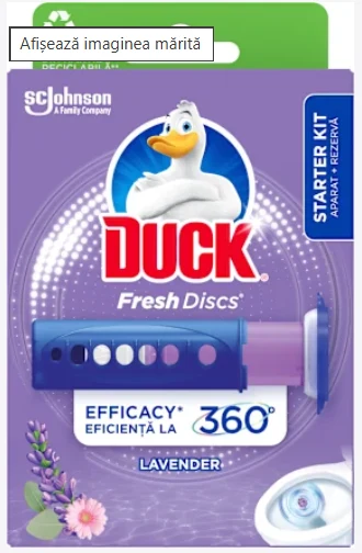 Стикеры для унитаза Duck Fresh Discs Лаванда 36 мл