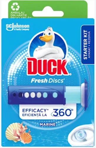 Стикеры для унитаза Duck Fresh Discs Морской 36 мл