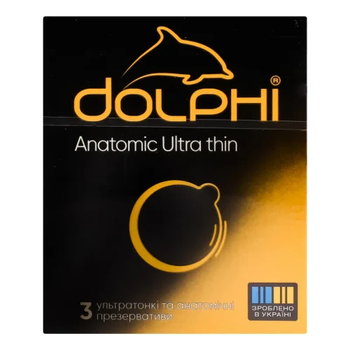 Презервативы Dolphi Ultra Thin Anatomic 3 шт