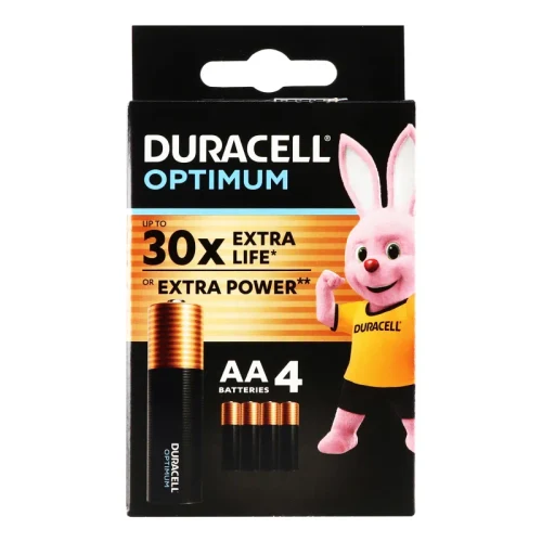 Baterii Duracell Optimum AA 4 buc