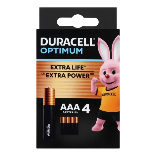 Baterii Duracell Optimum AAA 4 buc