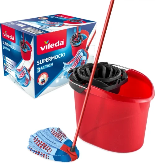 Набор для мытья пола Vileda Supermocio 3Action 1 шт