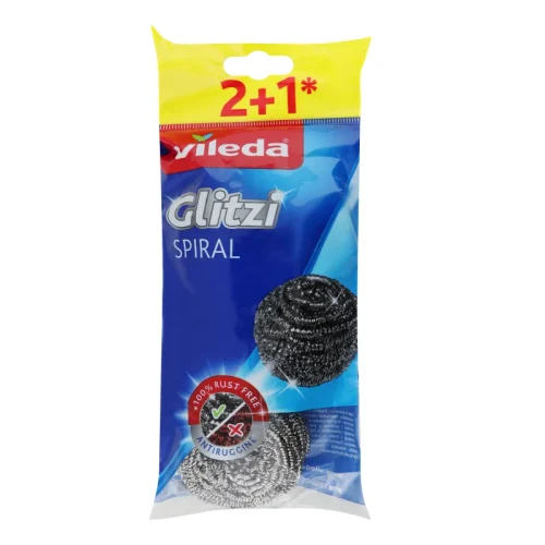 Губка Vileda Inox 2 + 1 бесплатно