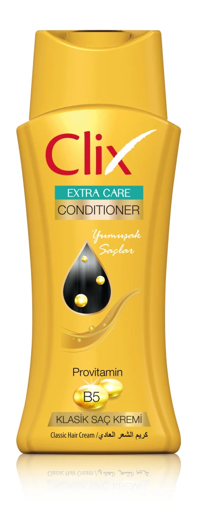 CLIX Кондиционер для волос 600 мл с кератином и оливковым маслом 1/12