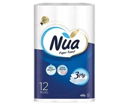 NUA Prosoape de bucatarie 12 role 3 pliuri 10m