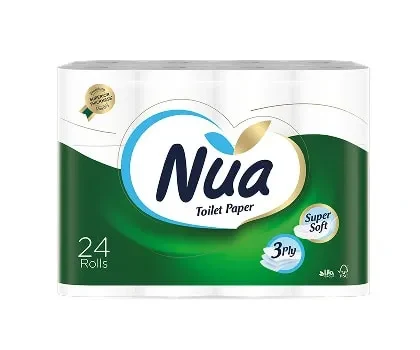 NUA Hartie igienica 24 role 3 pliuri 16.94m