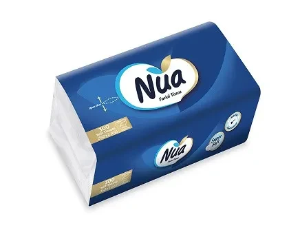 NUA Салфетки косметические в полиэтилене 2 слоя 150 штук 1/24