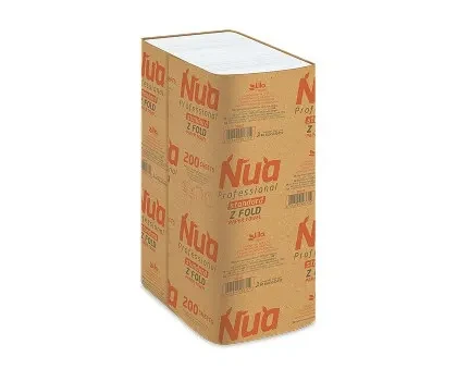 NUA PROF Полотенца бумажные Cellulosa Premium Z 2 слоя 230*225 200 шт 1/15