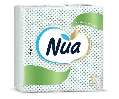 NUA Servetele de masa 40cm*40cm 50 buc 2 pliuri 1/10 verzi