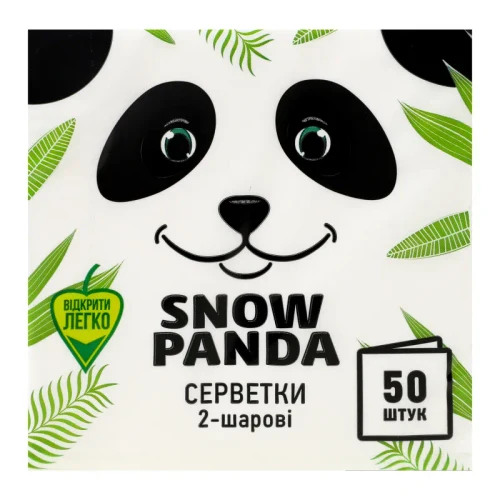 PANDA Servetele de masa 2 str. 24*24 50 buc 1/24 albe