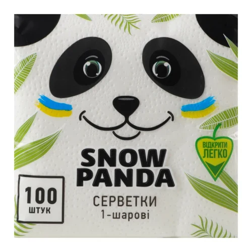 PANDA Servetele de masa 1 str. 24*24 100 buc 1/24 albe