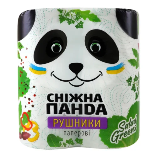 PANDA Кухонные полотенца 2 слоя 2 рулона 13.2 m 1/16