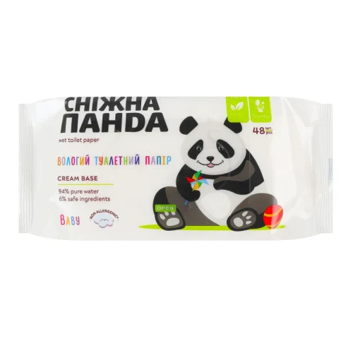 PANDA Hartie igienica umeda 48 buc 1/20 Baby Cream