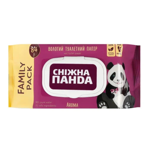 PANDA Hartie igienica umeda Aroma 84 buc cu capac 1/12