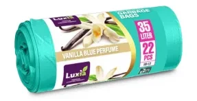 LUXIA Пакеты для мусора с ушками 35 л 22 шт / С запахом ванили