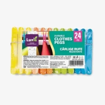 LUXIA Cleste p/u rufe plastic REZISTENTE 24 buc